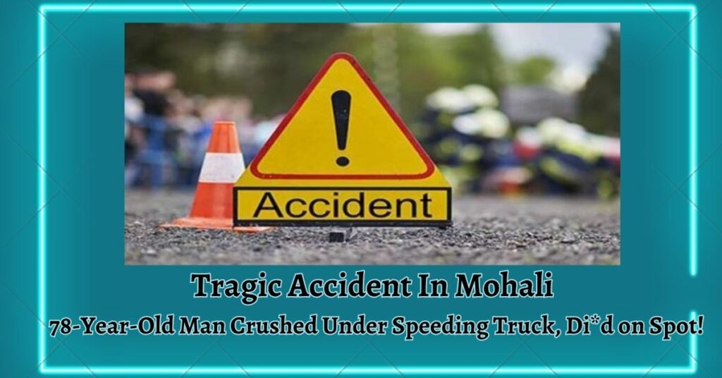 A 78 Year Old mohali Man Crushed Under Speeding Truck