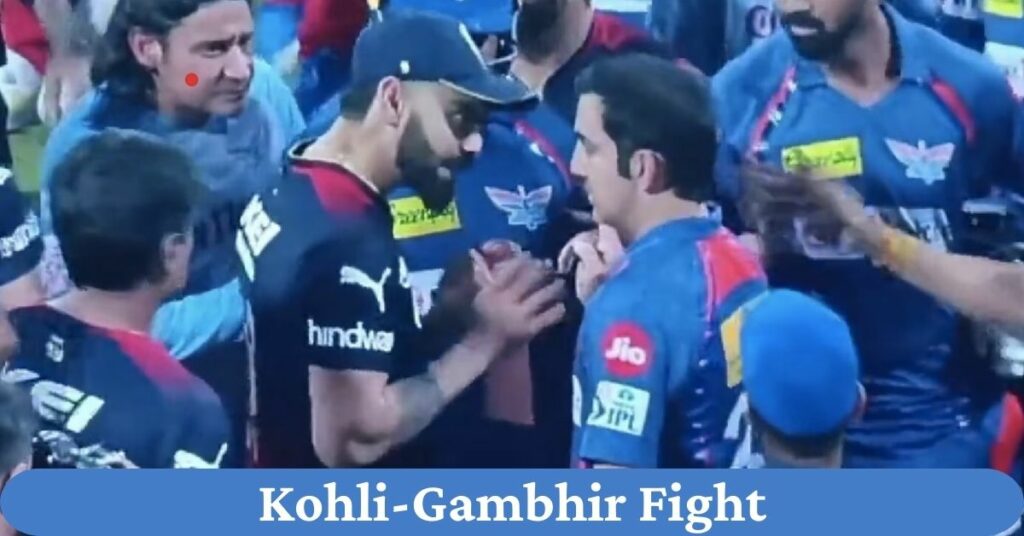 Kohli-Gambhir Fight
