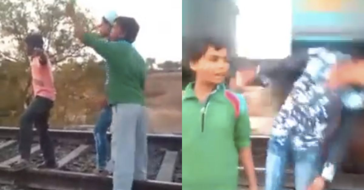 A Man is Struck by a Train While Filming on a Railway Track