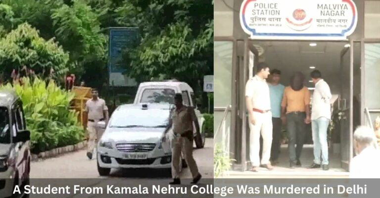 A student from Kamala Nehru College was murdered in Delhi with an iron rod
