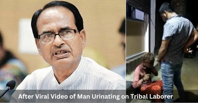 After viral video of man urinating on tribal laborer, Shivraj Chouhan orders action.