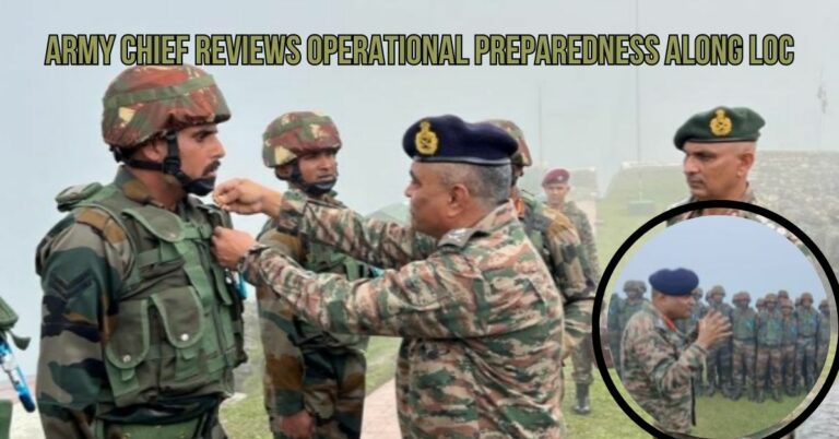 Army Chief Reviews Operational Preparedness Along LoC in J&K’s Forward Areas!!