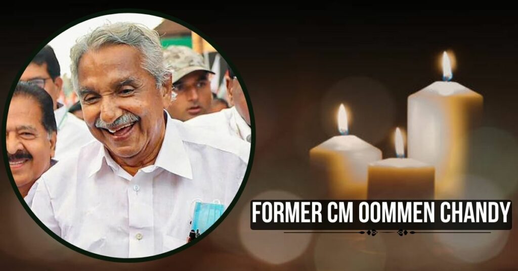 CM Siddaramaiah Tribute to Former CM Oommen Chandy