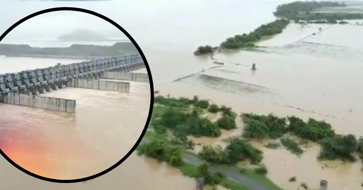 Godavari overflow in Telangana (1)