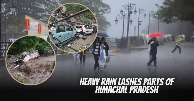 Heavy Rain Lashes Parts of Himachal Pradesh, Triggers Landslides and Floods