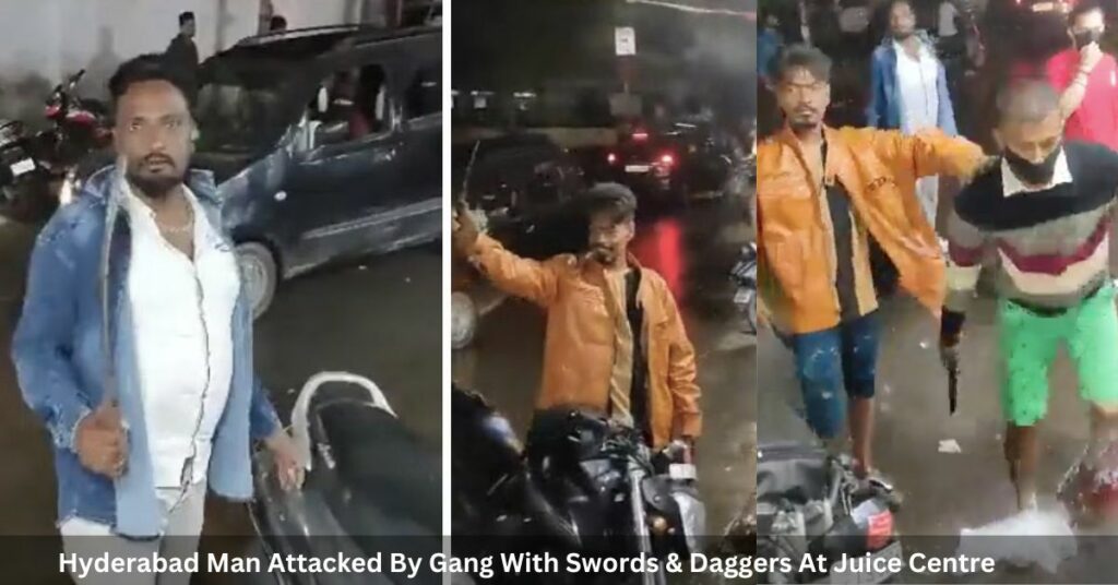 Hyderabad Man Attacked By Gang With Swords & Daggers At Juice Centre