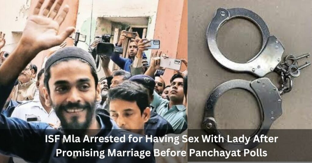 Isf Mla Arrested for Having Sex With Lady After Promising Marriage Before Panchayat Polls