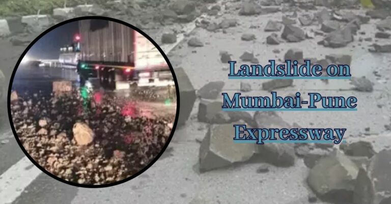 Landslide Causes Traffic Disruption on Mumbai-Pune Expressway; Carriageway Closure Announced!!