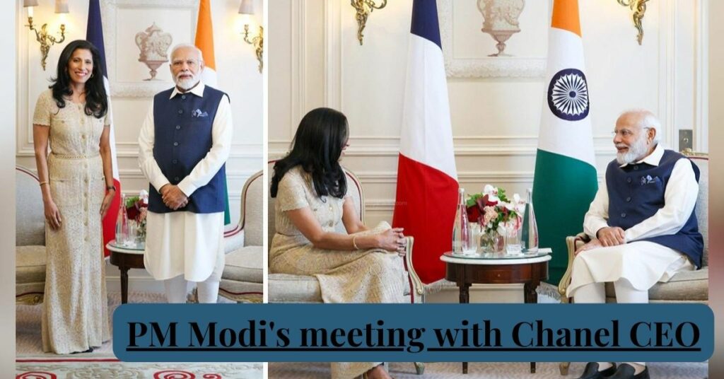 PM Modi meeting with Chanel CEO