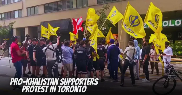 Pro-Khalistan Supporters Protest in Toronto, Face Counter-Protest by Indian Community