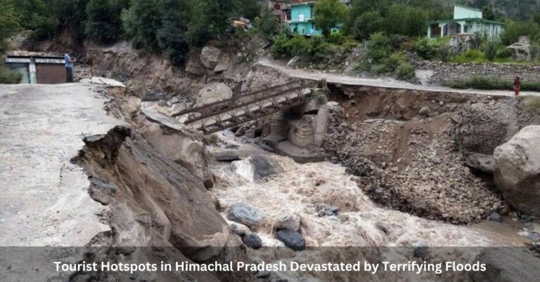 Tourist Hotspots in Himachal Pradesh Devastated by Terrifying Floods: Cars Swept Away
