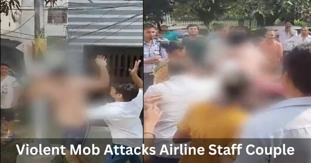 Violent Mob Attacks Airline Staff Couple