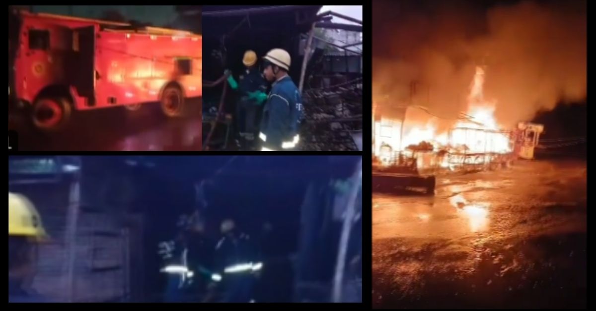 Yakutpura Station Fire burned 3 shops