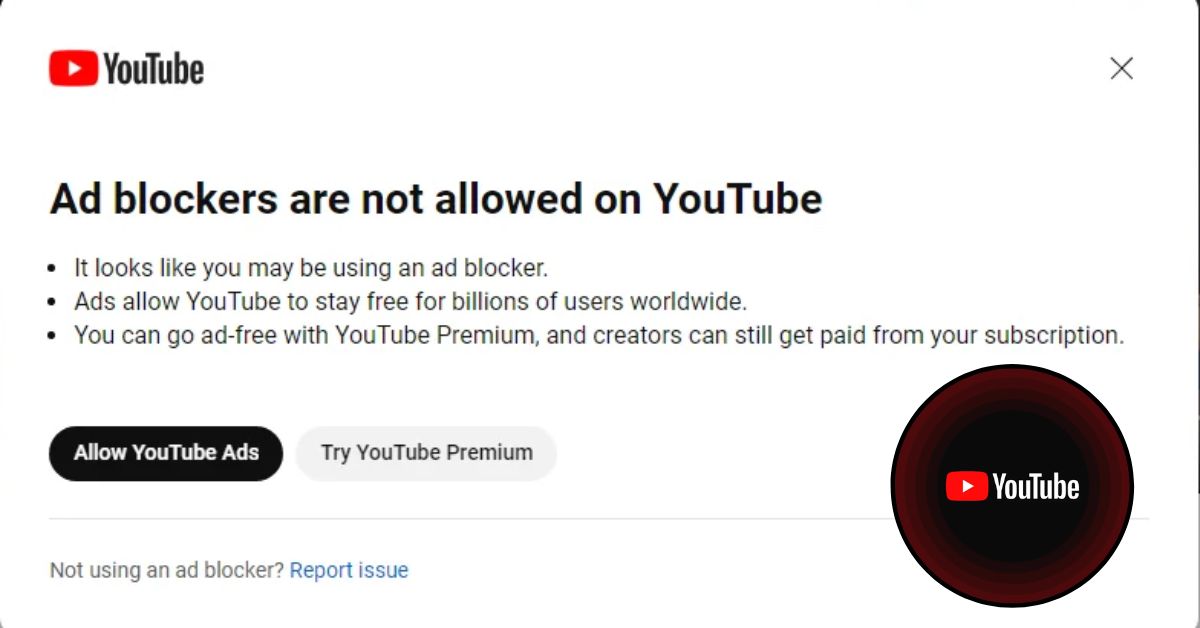 YouTube Disable Videos for Ad Block user 