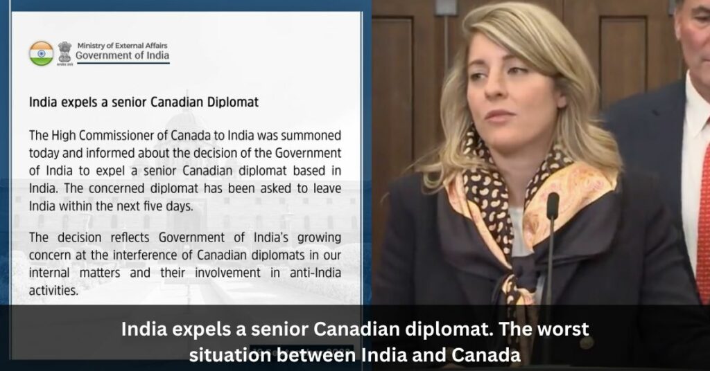 India Expels a Senior Canadian Diplomat