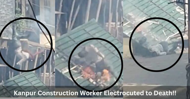 Kanpur Construction Worker Electrocuted to Death; Disturbing Video Surfaces