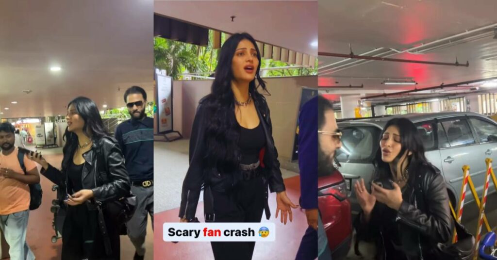 Shruti Haasan's Unpleasant Encounter With Stranger at Mumbai Airport!!