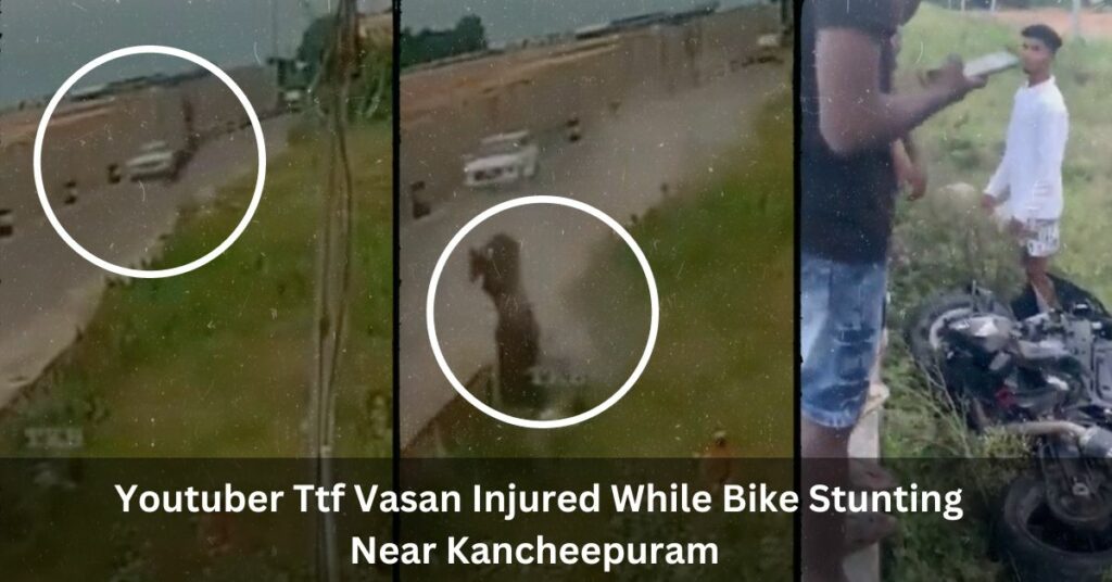 Youtuber Ttf Vasan Injured While Bike Stunting