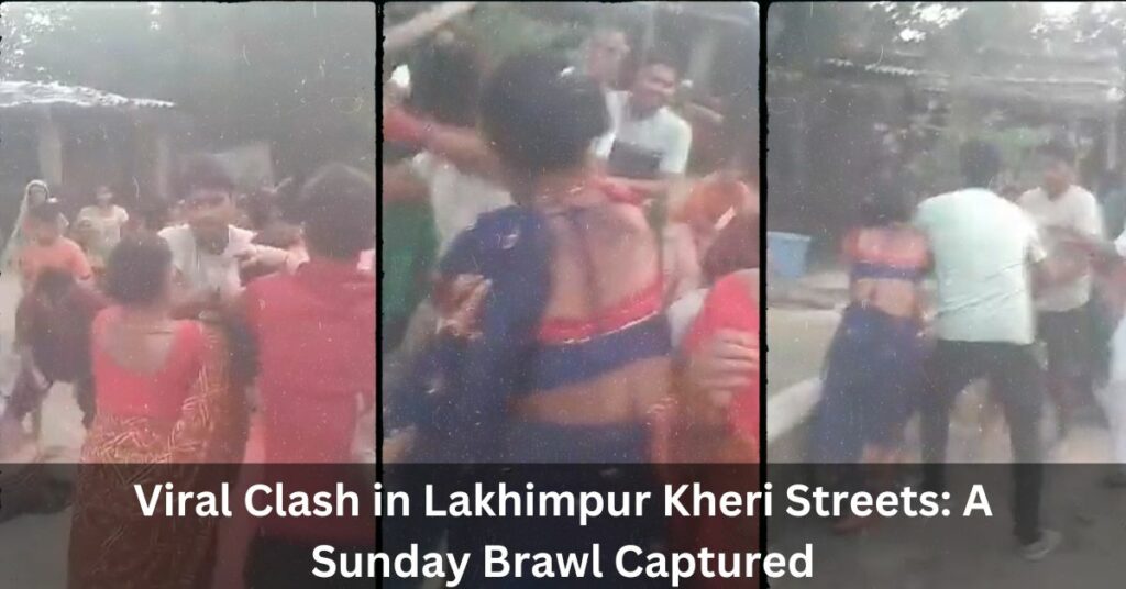 Viral Clash in Lakhimpur Kheri Streets: A Sunday Brawl Captured