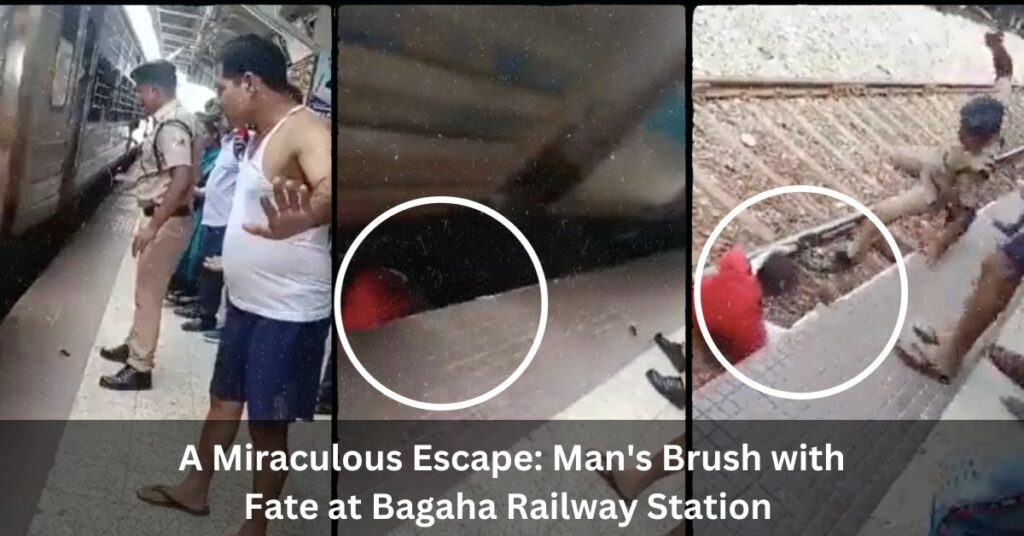 Man's Brush with Fate at Bagaha Railway Station