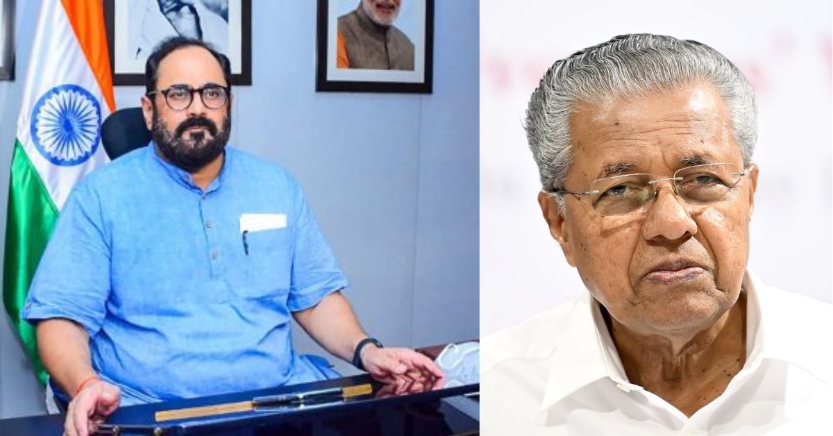 Rajeev Chandrasekhar And Pinarayi Vijayan's Verbal Bout