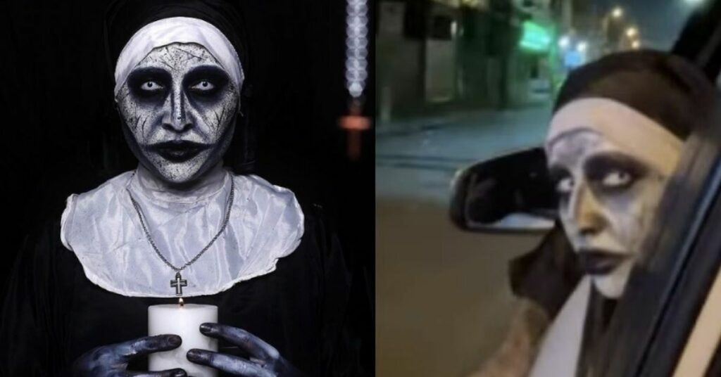 Woman Dresses as Scary Nun and Walks the Streets of Delhi in Viral Video