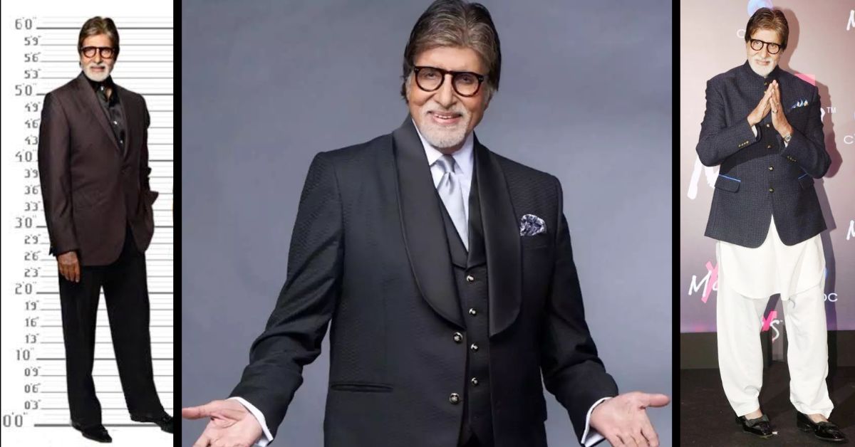 amitabh bachchan height