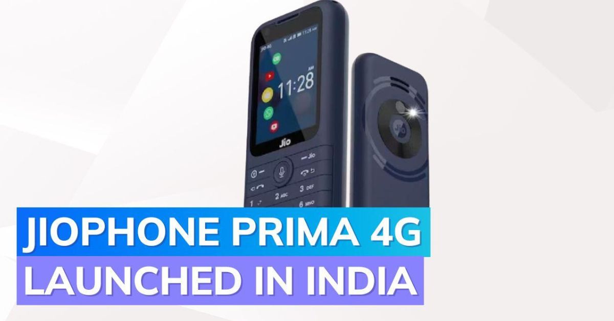 Jio Phone Prima 4G Availability And Cost