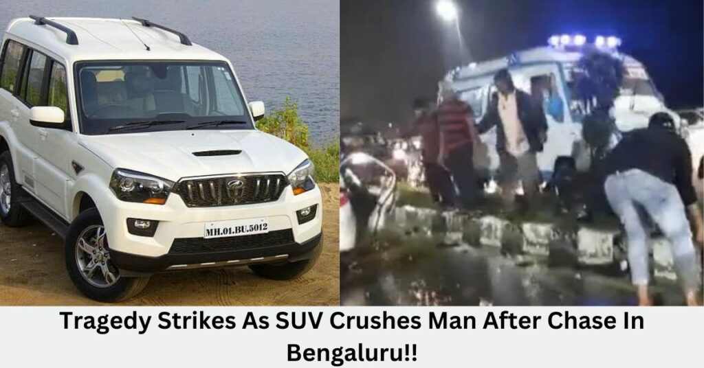 Tragedy Strikes As SUV Crushes Man After Chase In Bengaluru!!