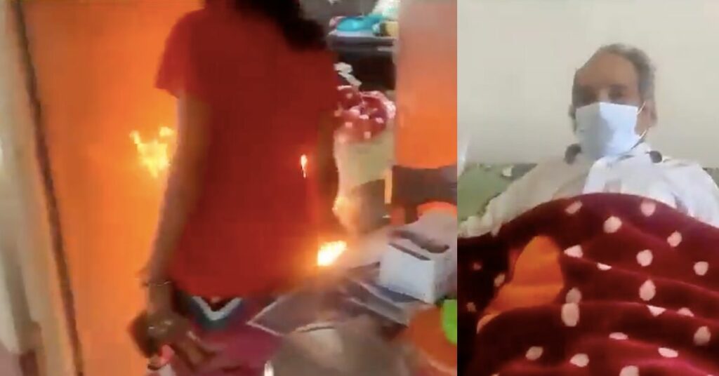 Shocking Video Emerges: Woman Caught on Camera Trying to Set House Ablaze