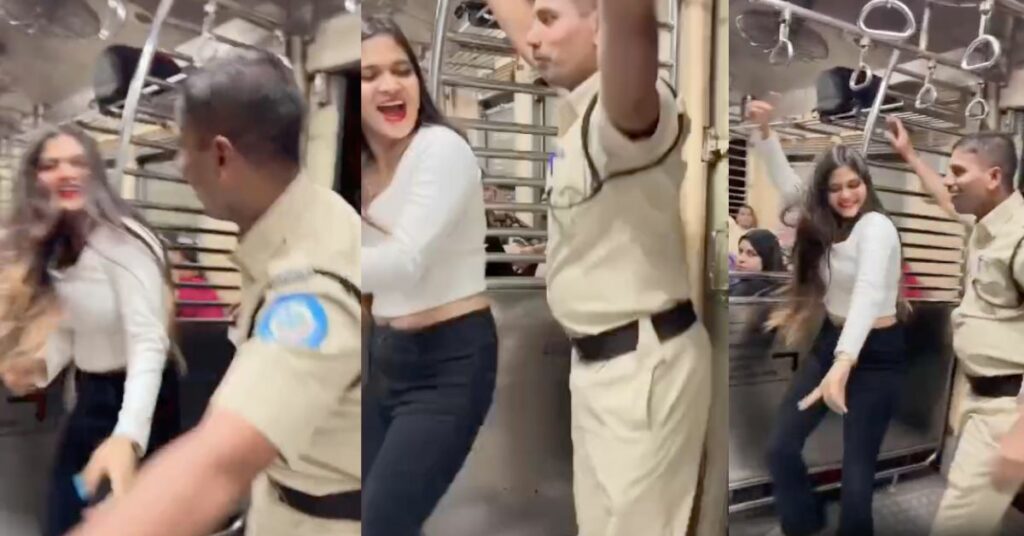 Viral Dance on Mumbai Local Train