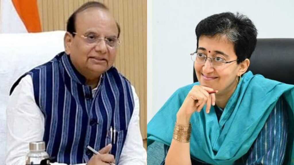 Delhi LG VK Saxena Hails Atishi Marlena, Calls Her “1000 Times Better” Than Arvind Kejriwal