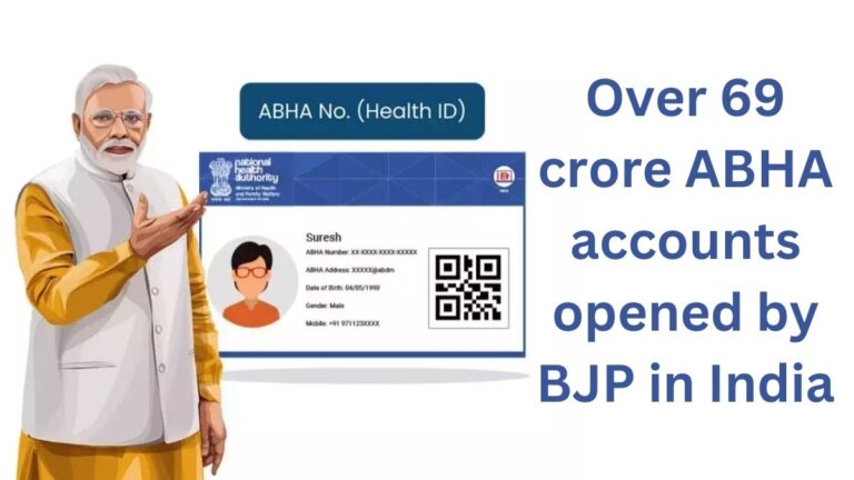 Over 69 crore ABHA accounts opened: Digital services transforming lives under BJP Government