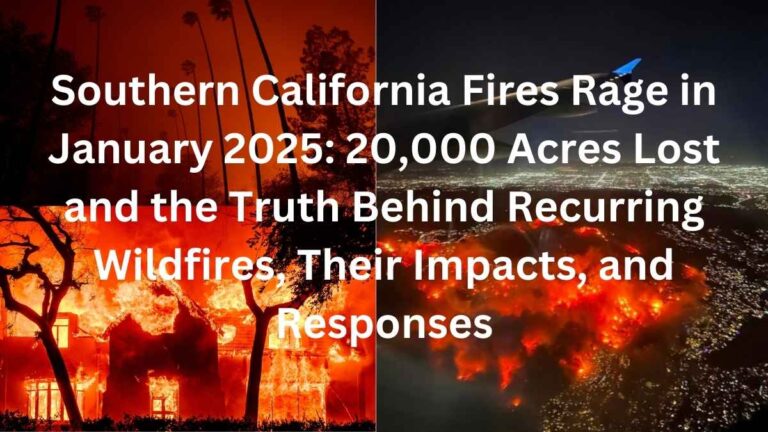 Southern California wildfires rage in January 2025: 20,000 acres lost and the truth behind recurring wildfires, their impacts, and responses